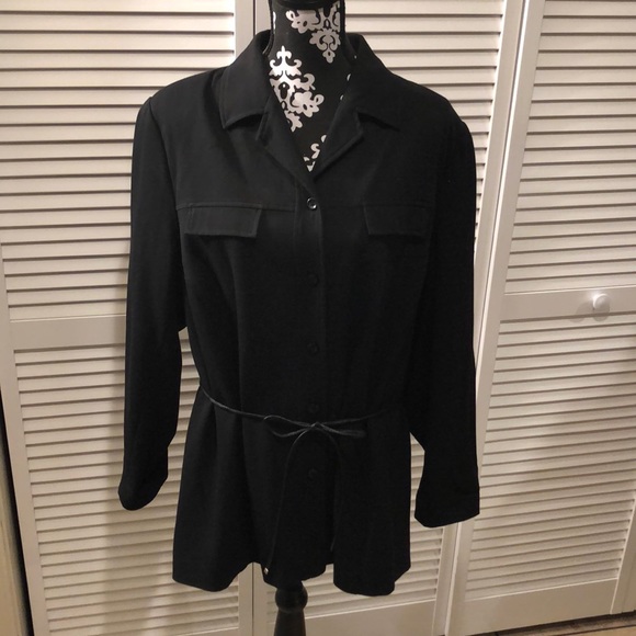 Lane Bryant Jackets & Blazers - Lane Bryant Button Down Jacket w/ Belt 18-20